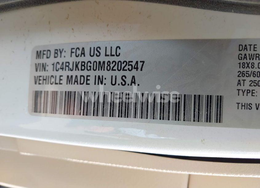 Photo 9 of 2021 Jeep Grand CHEROKEE L LIMITED 4X4 (VIN 1C4RJKBG0M8202547)