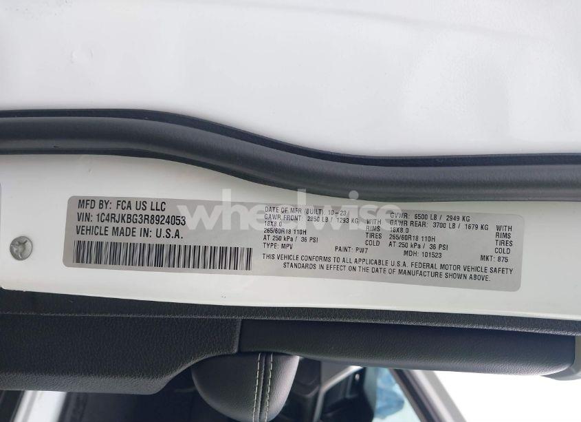 Photo 9 of 2024 Jeep Grand CHEROKEE L LIMITED 4X4 (VIN 1C4RJKBG3R8924053)