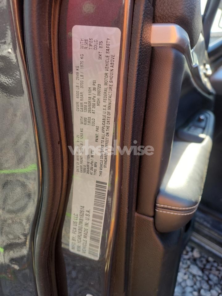 Photo 14 of 2021 JEEP GRAND CHEROKEE L LIMITED (VIN 1C4RJKBG7M8162614)