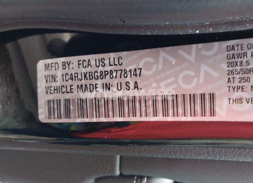 Photo 9 of 2023 Jeep Grand CHEROKEE L LIMITED 4X4 (VIN 1C4RJKBG8P8778147)