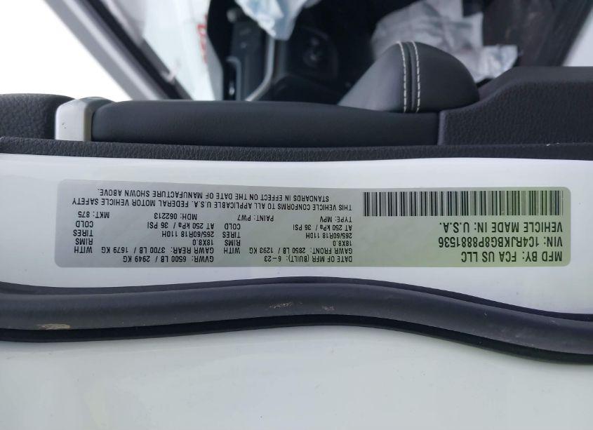 Photo 9 of 2023 Jeep Grand CHEROKEE L LIMITED 4X4 (VIN 1C4RJKBG8P8881536)