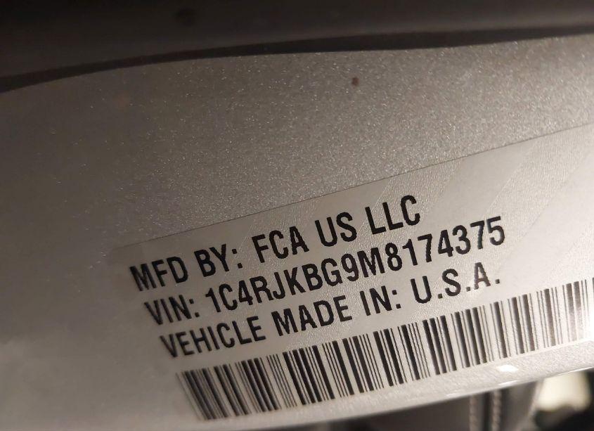 Photo 9 of 2021 Jeep Grand CHEROKEE L LIMITED 4X4 (VIN 1C4RJKBG9M8174375)