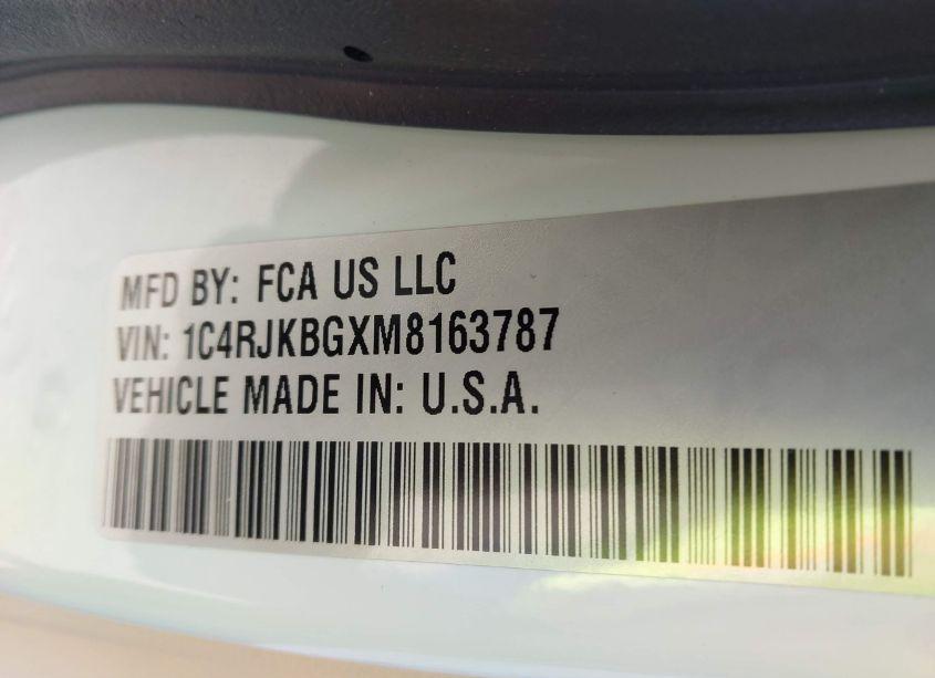 Photo 9 of 2021 Jeep Grand CHEROKEE L LIMITED 4X4 (VIN 1C4RJKBGXM8163787)