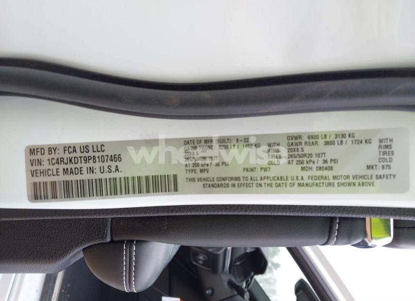 Photo 9 of 2023 Jeep Grand CHEROKEE L OVERLAND 4X4 (VIN 1C4RJKDT9P8107466)