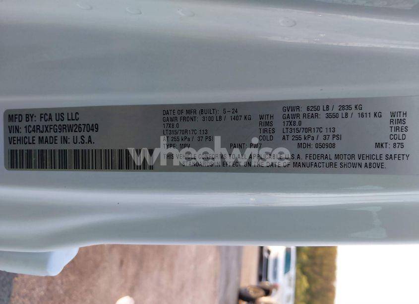 Photo 9 of 2024 Jeep Wrangler 4-DOOR RUBICON 4X4 (VIN 1C4RJXFG9RW267049)