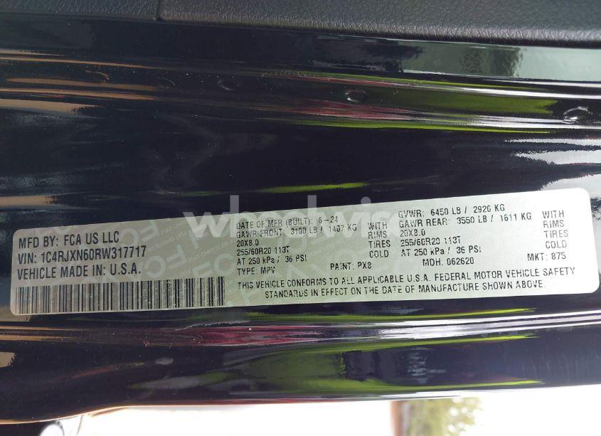 Photo 9 of 2024 Jeep Wrangler 4XE SPORT S 4XE (VIN 1C4RJXN60RW317717)