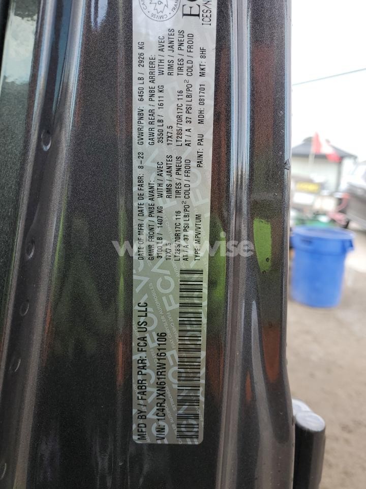 Photo 13 of 2024 JEEP WRANGLER 4XE (VIN 1C4RJXN61RW161106)