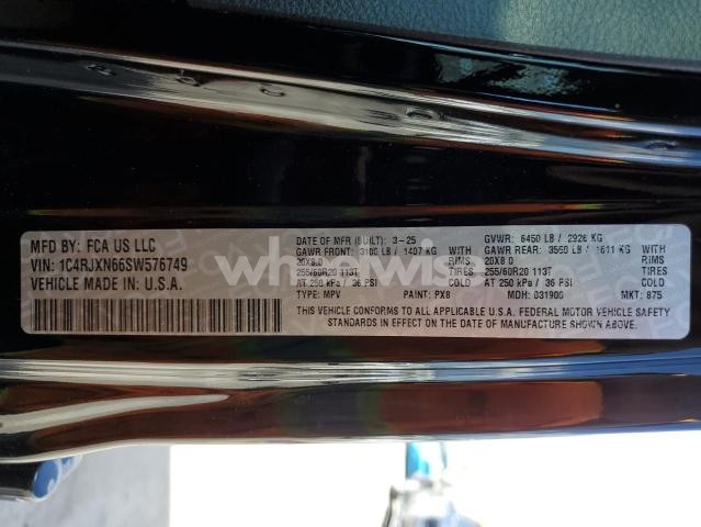 Photo 13 of 2025 JEEP WRANGLER SPORT 4XE (VIN 1C4RJXN66SW576749)