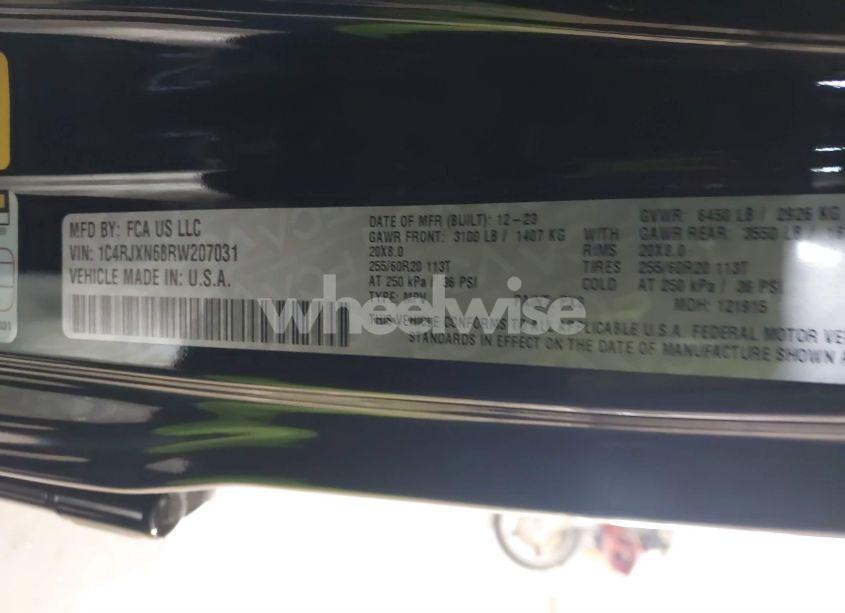 Photo 9 of 2024 Jeep Wrangler 4XE SPORT S 4XE (VIN 1C4RJXN68RW207031)