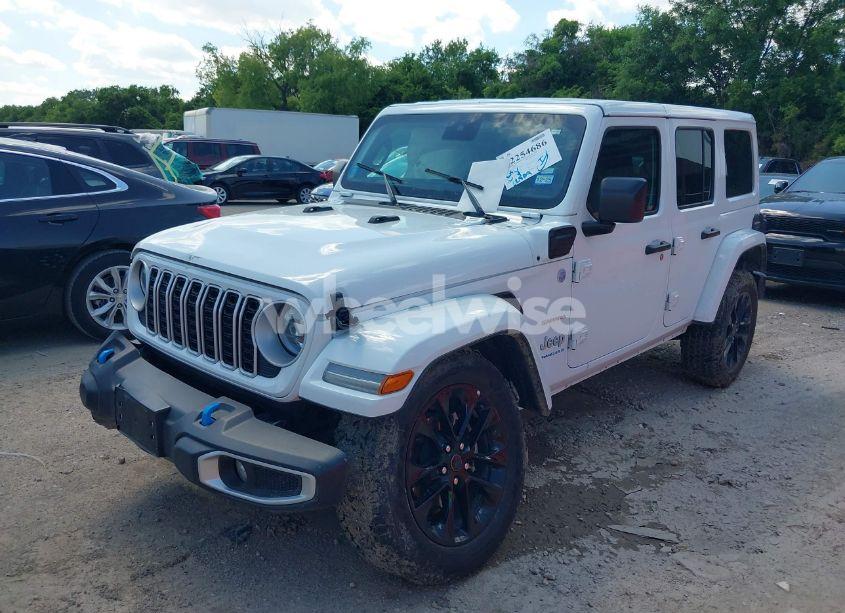 Photo 2 of 2024 Jeep Wrangler 4XE SAHARA 4XE (VIN 1C4RJXP60RW225567)