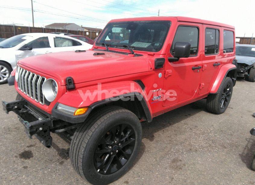Photo 2 of 2024 Jeep Wrangler 4XE SAHARA 4XE (VIN 1C4RJXP60RW292041)