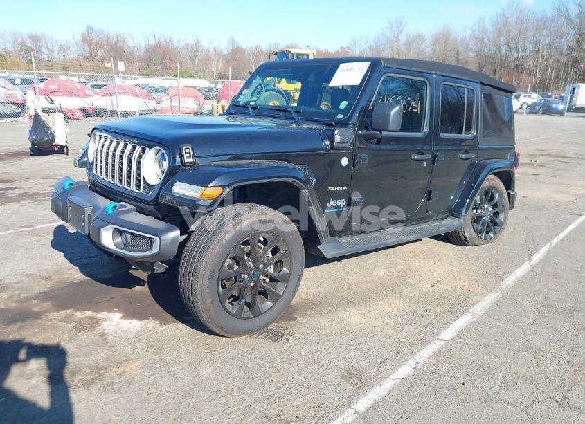 Photo 2 of 2024 Jeep Wrangler 4XE SAHARA 4XE (VIN 1C4RJXP61RW130192)
