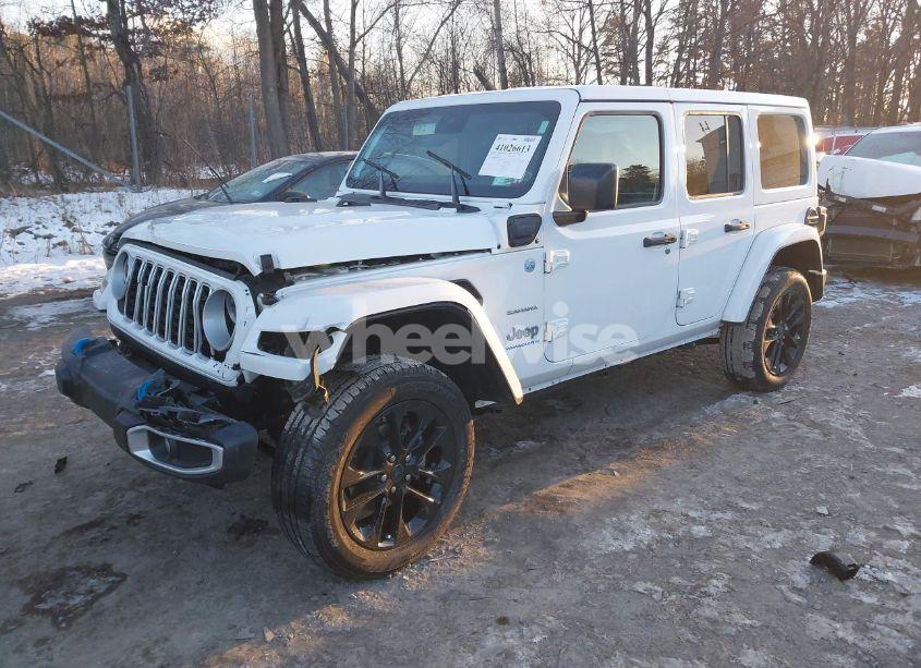 Photo 2 of 2024 Jeep Wrangler 4XE SAHARA 4XE (VIN 1C4RJXP61RW168800)