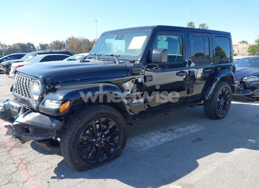 Photo 2 of 2024 Jeep Wrangler 4XE SAHARA 4XE (VIN 1C4RJXP63RW192404)