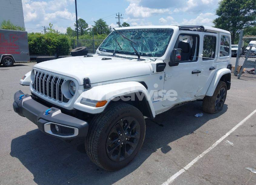 Photo 2 of 2024 Jeep Wrangler 4XE SAHARA 4XE (VIN 1C4RJXP64RW270463)