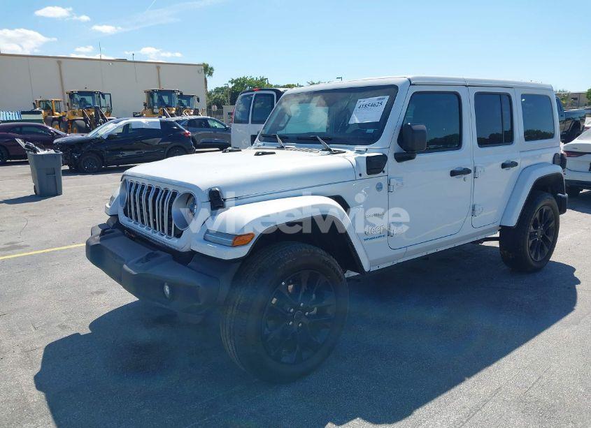 Photo 2 of 2024 Jeep Wrangler 4XE SAHARA 4XE (VIN 1C4RJXP66RW225900)