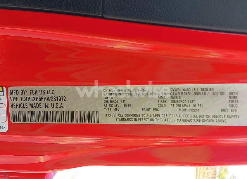 Photo 9 of 2024 Jeep Wrangler 4XE SAHARA 4XE (VIN 1C4RJXP66RW231972)