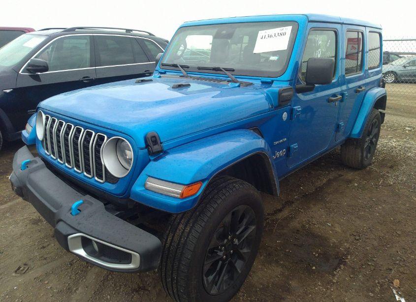 Photo 2 of 2024 Jeep Wrangler 4XE SAHARA 4XE (VIN 1C4RJXP67RW208202)