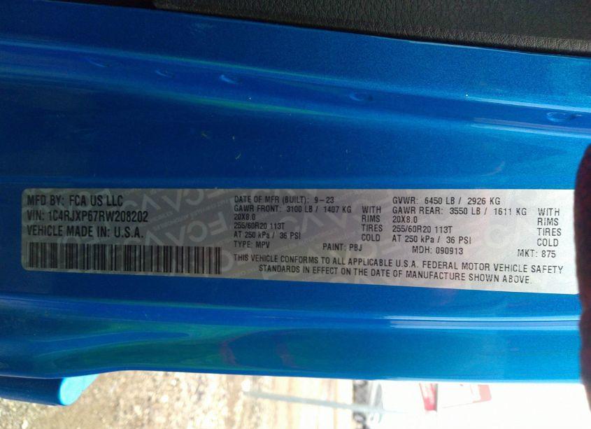 Photo 9 of 2024 Jeep Wrangler 4XE SAHARA 4XE (VIN 1C4RJXP67RW208202)