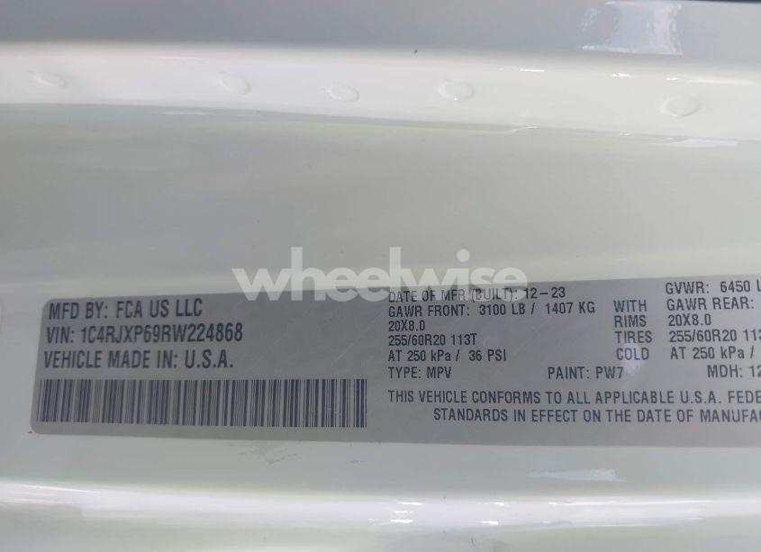 Photo 9 of 2024 Jeep Wrangler 4XE SAHARA 4XE (VIN 1C4RJXP69RW224868)