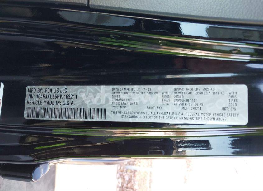 Photo 9 of 2024 Jeep Wrangler 4XE SUMMIT 4XE (VIN 1C4RJXU66RW163211)