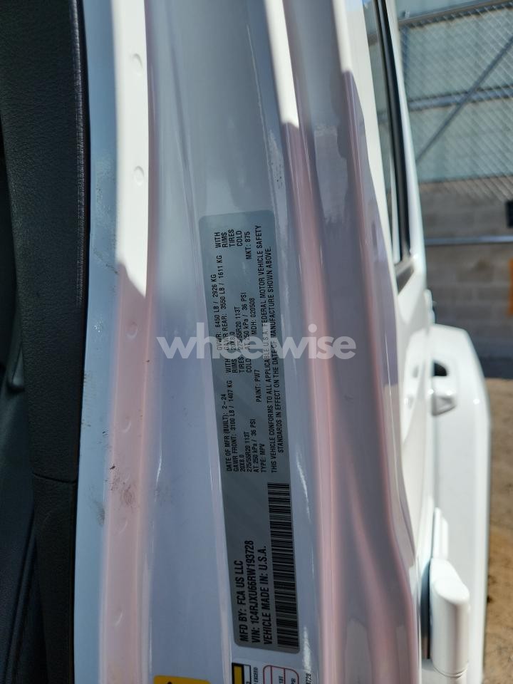 Photo 13 of 2024 JEEP WRANGLER HIGH ALTITUDE 4XE (VIN 1C4RJXU66RW193728)