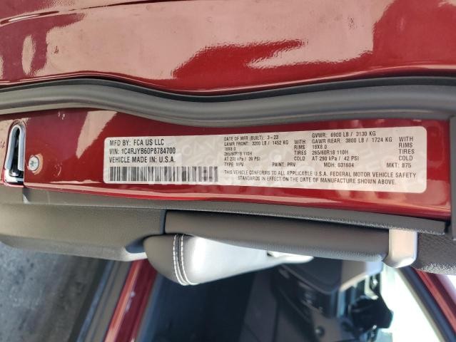 Photo 5 of 2023 JEEP GRAND CHEROKEE LIMITED 4XE (VIN 1C4RJYB60P8784700)