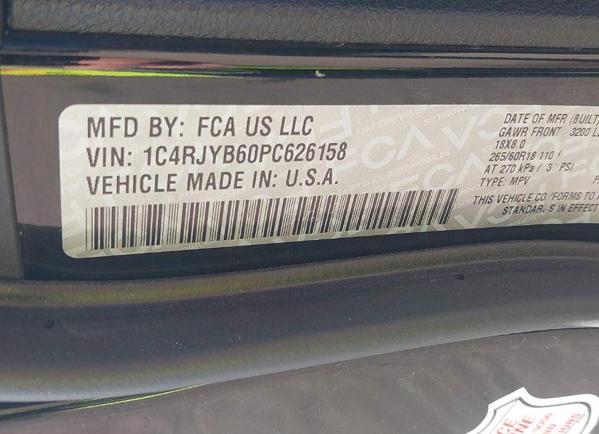 Photo 9 of 2023 Jeep Grand CHEROKEE 4XE (VIN 1C4RJYB60PC626158)