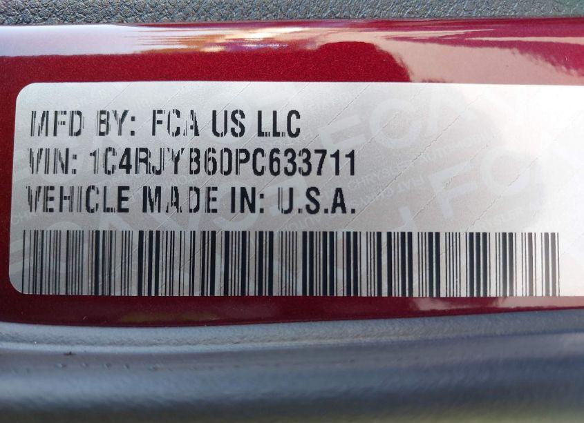 Photo 9 of 2023 Jeep Grand CHEROKEE 4XE (VIN 1C4RJYB60PC633711)