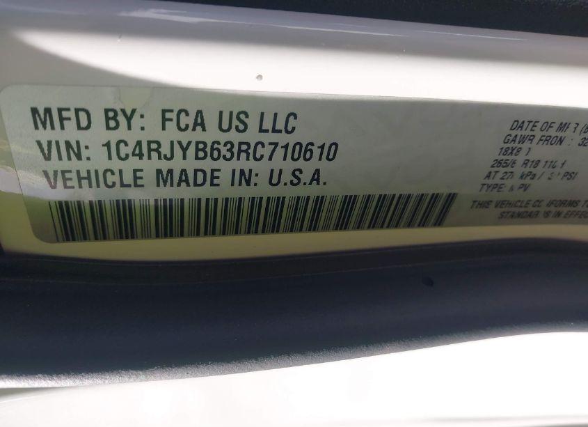 Photo 9 of 2024 Jeep Grand CHEROKEE 4XE (VIN 1C4RJYB63RC710610)