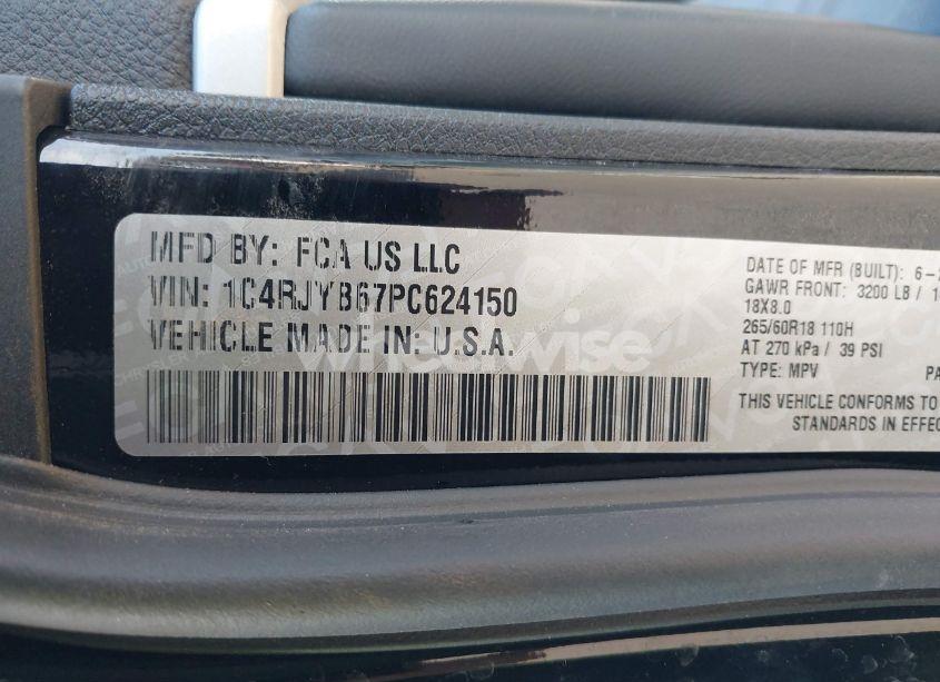 Photo 9 of 2023 Jeep Grand CHEROKEE 4XE (VIN 1C4RJYB67PC624150)