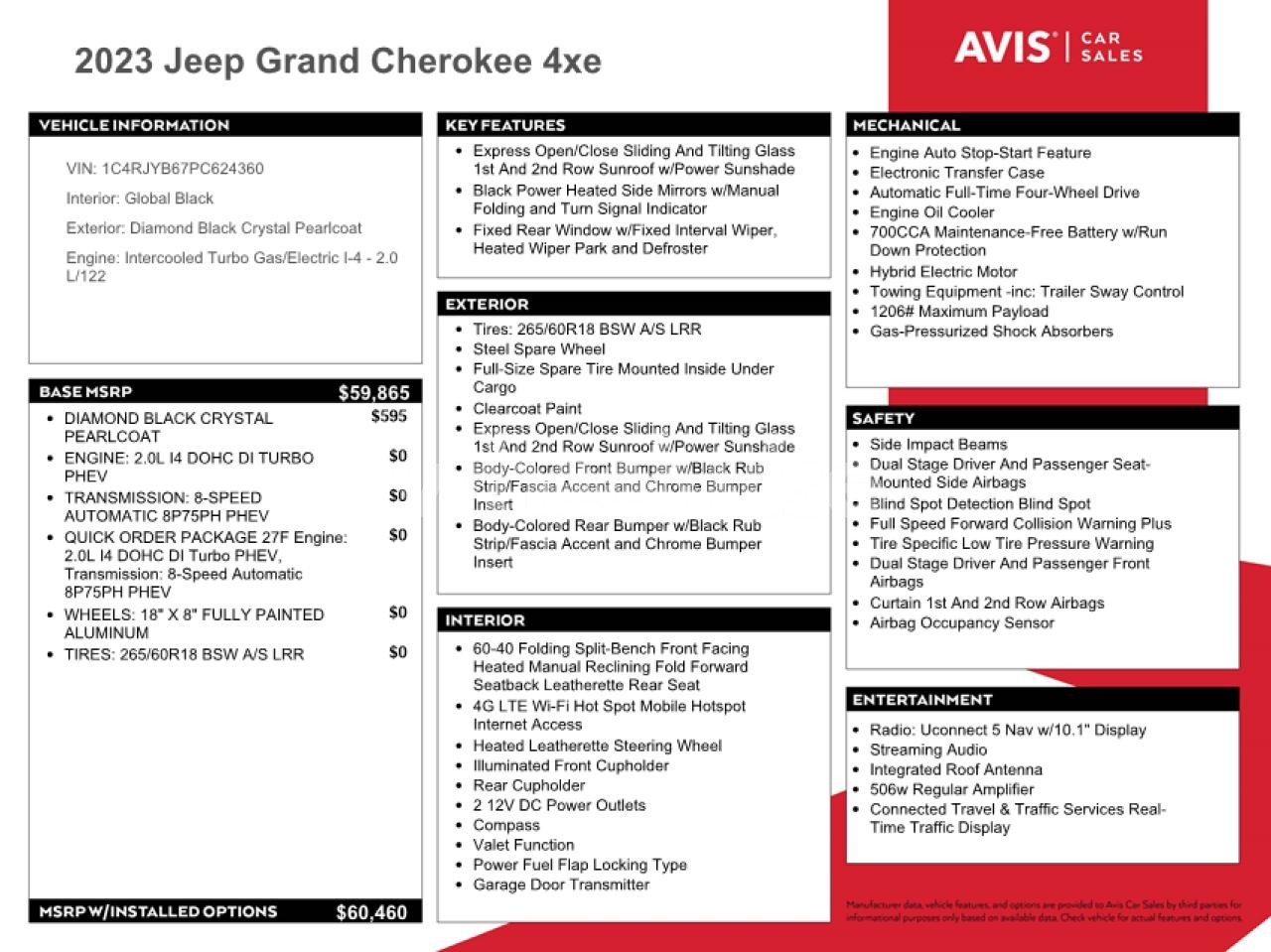Photo 13 of 2023 JEEP GRAND CHEROKEE LIMITED 4XE (VIN 1C4RJYB67PC624360)
