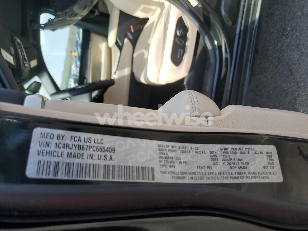 Photo 14 of 2023 JEEP GRAND CHEROKEE LIMITED 4XE (VIN 1C4RJYB67PC665409)