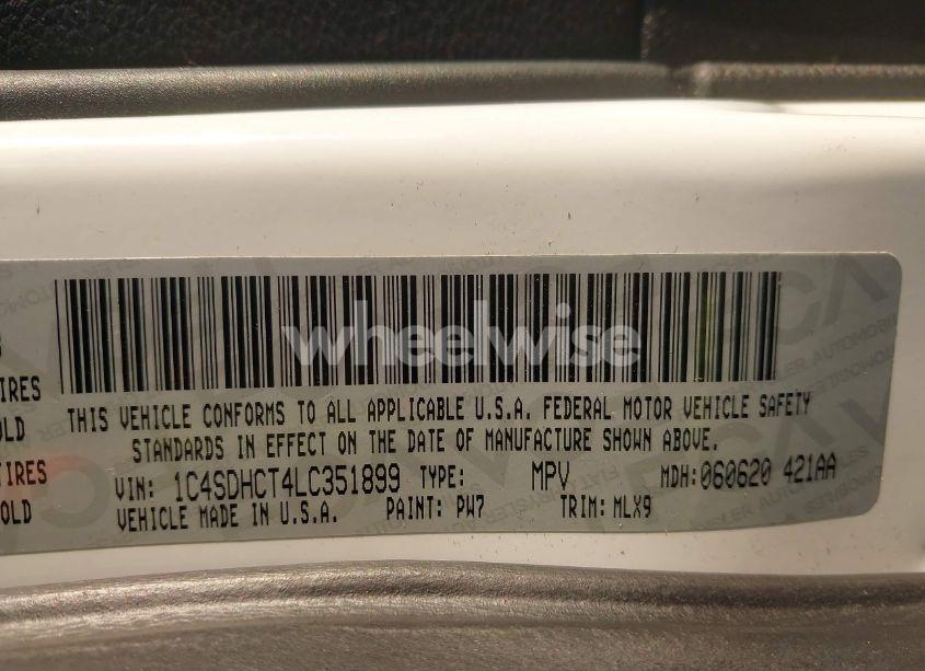 Photo 9 of 2020 Dodge Durango R/T RWD (VIN 1C4SDHCT4LC351899)