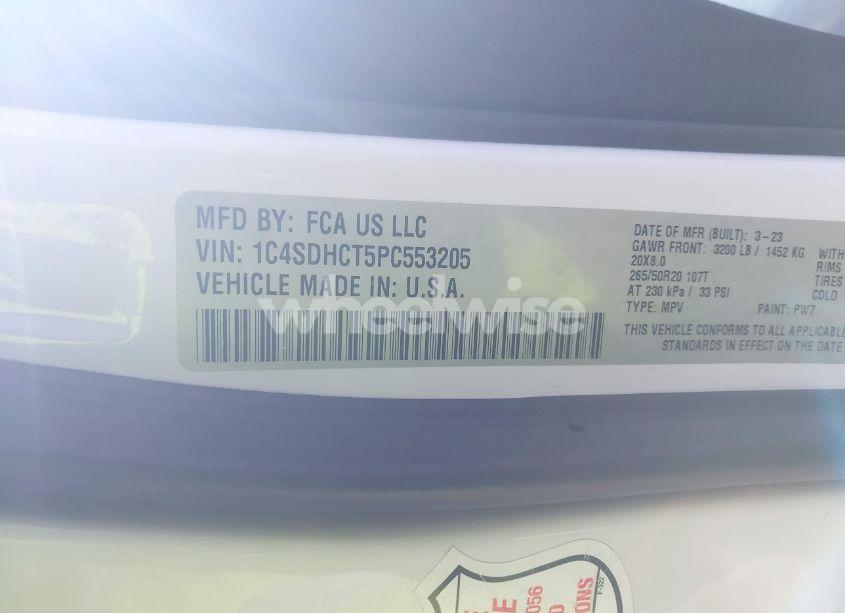 Photo 9 of 2023 Dodge Durango R/T PLUS RWD (VIN 1C4SDHCT5PC553205)