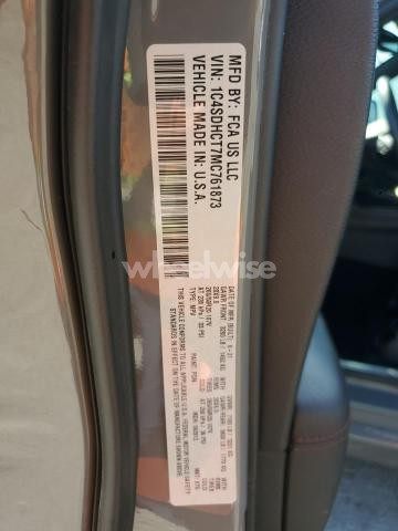 Photo 11 of 2021 DODGE DURANGO R/T (VIN 1C4SDHCT7MC761873)