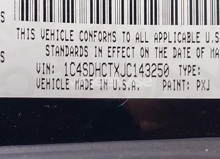 Photo 9 of 2018 Dodge Durango R/T RWD (VIN 1C4SDHCTXJC143250)