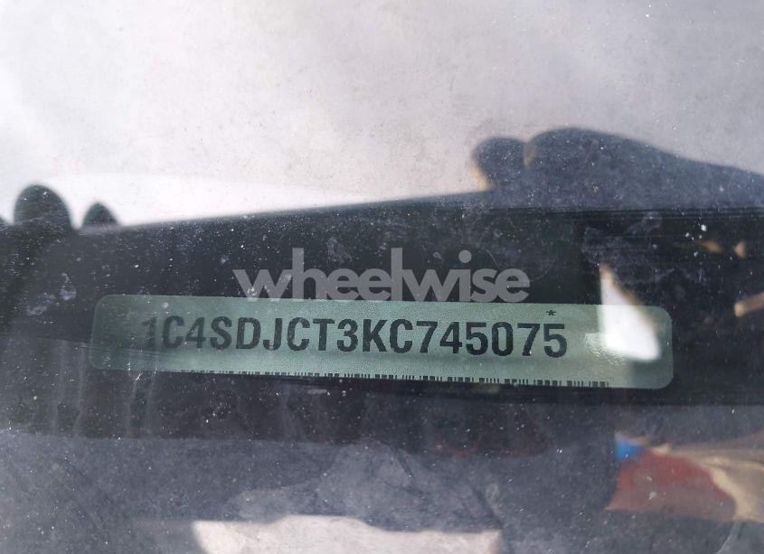 Photo 17 of 2019 Dodge Durango R/T (VIN 1C4SDJCT3KC745075)