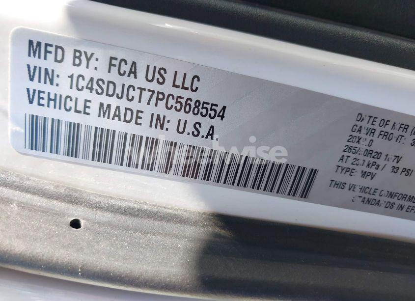 Photo 9 of 2023 Dodge Durango HEMI ORANGE AWD/R/T AWD/R/T PLUS AWD/R/T PREMIUM AWD (VIN 1C4SDJCT7PC568554)