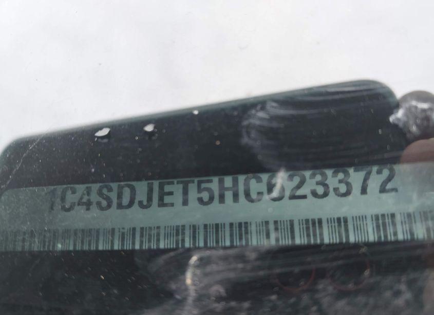 Photo 9 of 2017 Dodge Durango CITADEL AWD (VIN 1C4SDJET5HC623372)