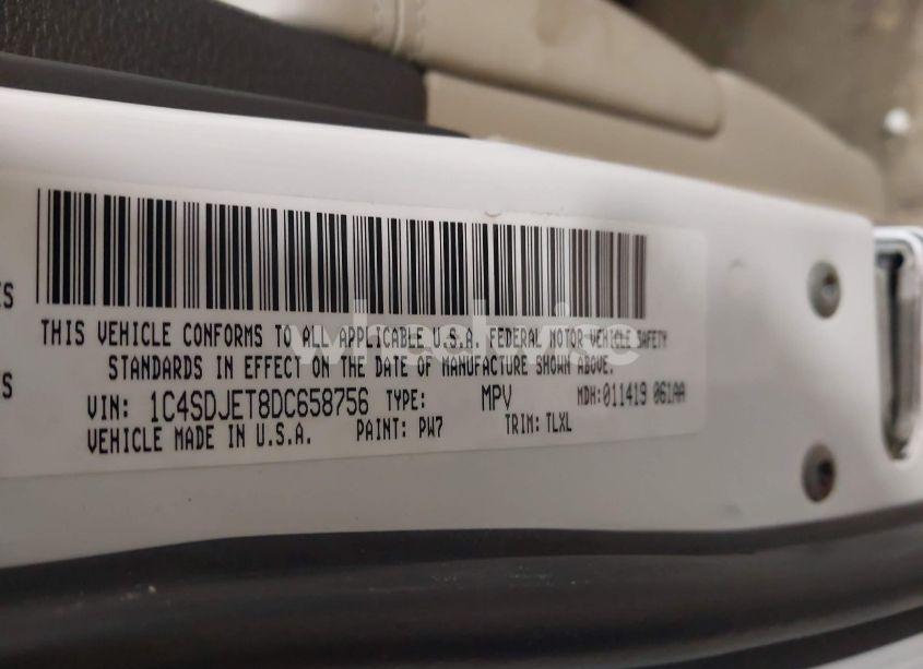 Photo 9 of 2013 Dodge Durango CITADEL (VIN 1C4SDJET8DC658756)