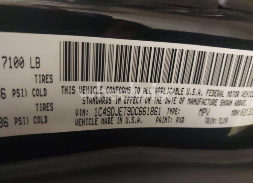 Photo 9 of 2013 Dodge Durango CITADEL (VIN 1C4SDJET9DC661861)