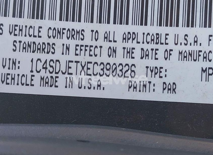 Photo 9 of 2014 Dodge Durango CITADEL (VIN 1C4SDJETXEC390326)