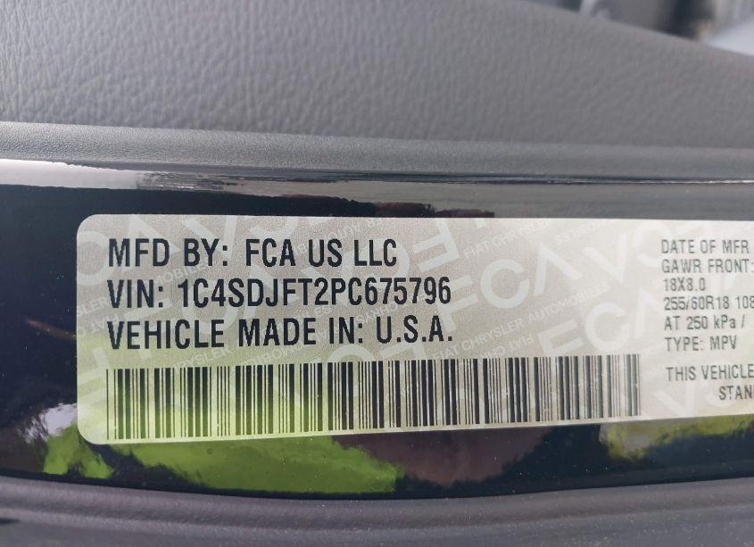 Photo 9 of 2023 Dodge Durango PURSUIT AWD (VIN 1C4SDJFT2PC675796)