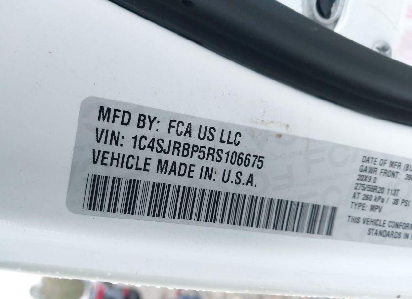 Photo 9 of 2024 Jeep Wagoneer L (VIN 1C4SJRBP5RS106675)