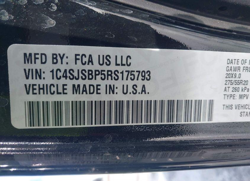 Photo 9 of 2024 Jeep Wagoneer L SERIES II 4X4 (VIN 1C4SJSBP5RS175793)