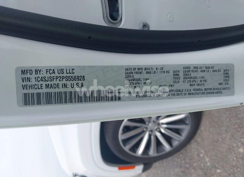 Photo 9 of 2023 Jeep Grand WAGONEER L SERIES II 4X4 (VIN 1C4SJSFP2PS556928)