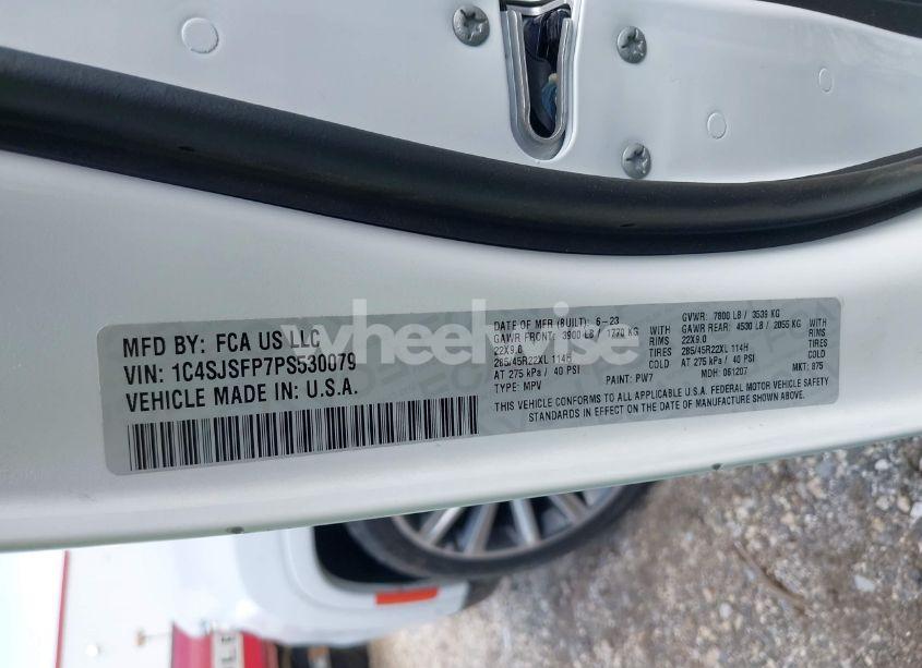 Photo 9 of 2023 Jeep Grand WAGONEER L SERIES II 4X4 (VIN 1C4SJSFP7PS530079)