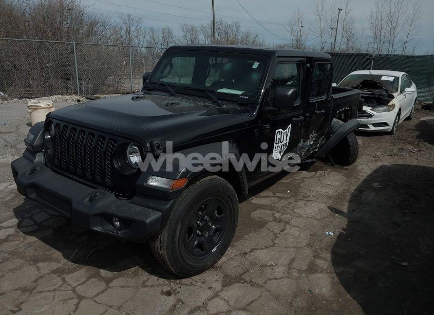 Photo 2 of 2021 Jeep Gladiator SPORT 4X4 (VIN 1C6HJTAG0ML614832)