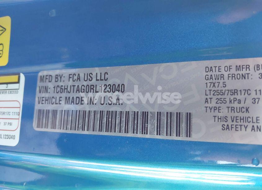 Photo 9 of 2024 Jeep Gladiator TEXAS TRAIL (VIN 1C6HJTAG0RL123040)